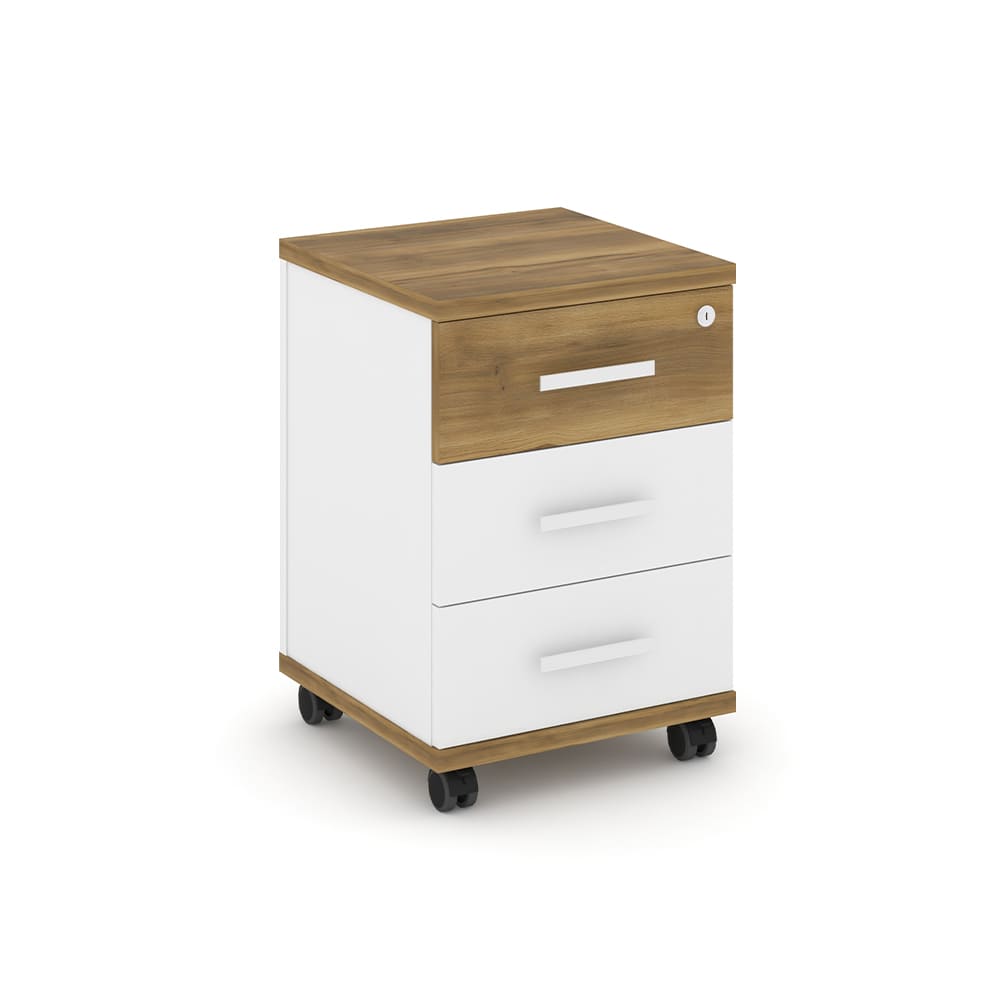 Тумба мобильная 3 ящ. 420x420x615