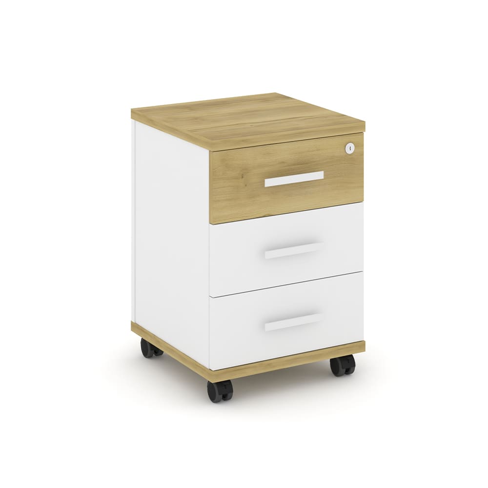 Тумба мобильная 3 ящ. 420x420x615