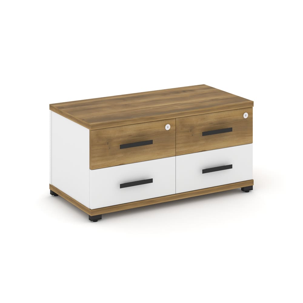 Тумба приставная широкая 4 ящ. 836x420x416