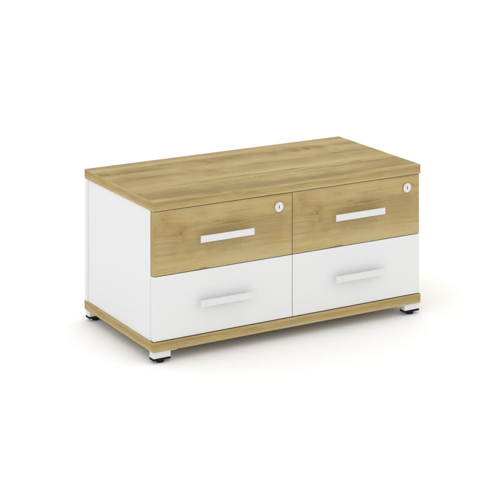 Тумба приставная широкая 4 ящ. 836x420x416