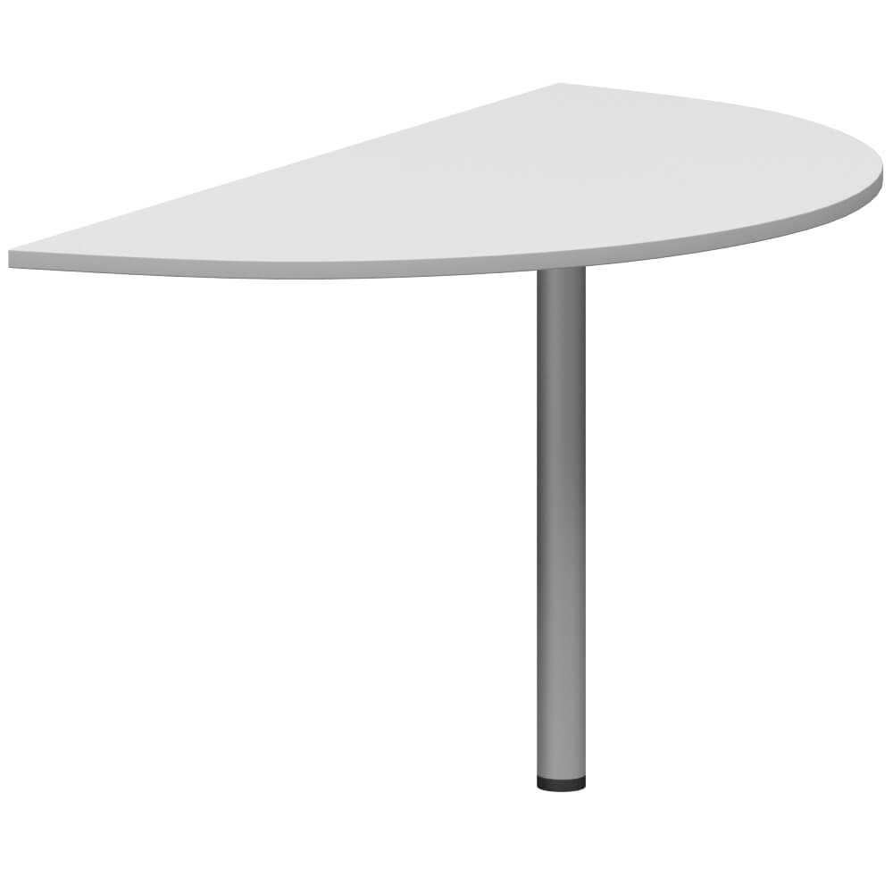 Приставка полукруглая (без опоры) 1460x730x22