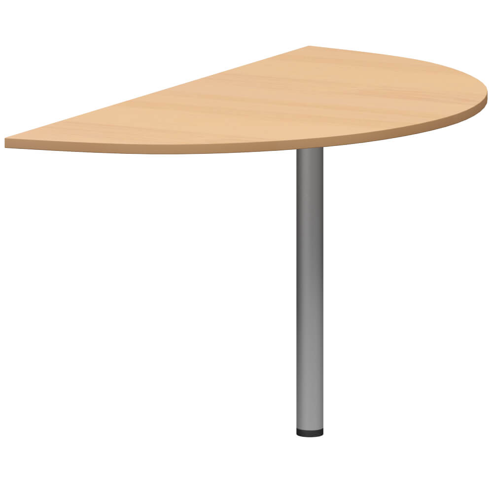 Приставка полукруглая (без опоры) 1460x730x22