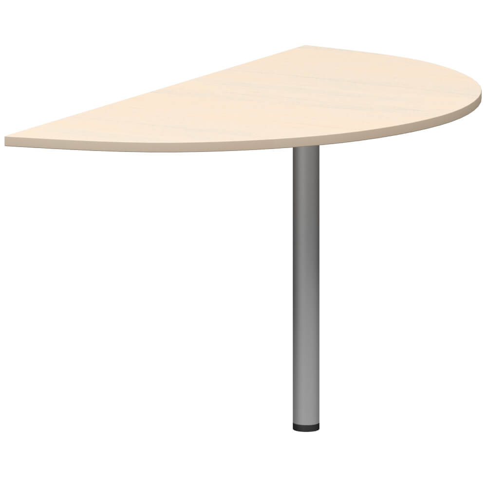 Приставка полукруглая (без опоры) 1460x730x22