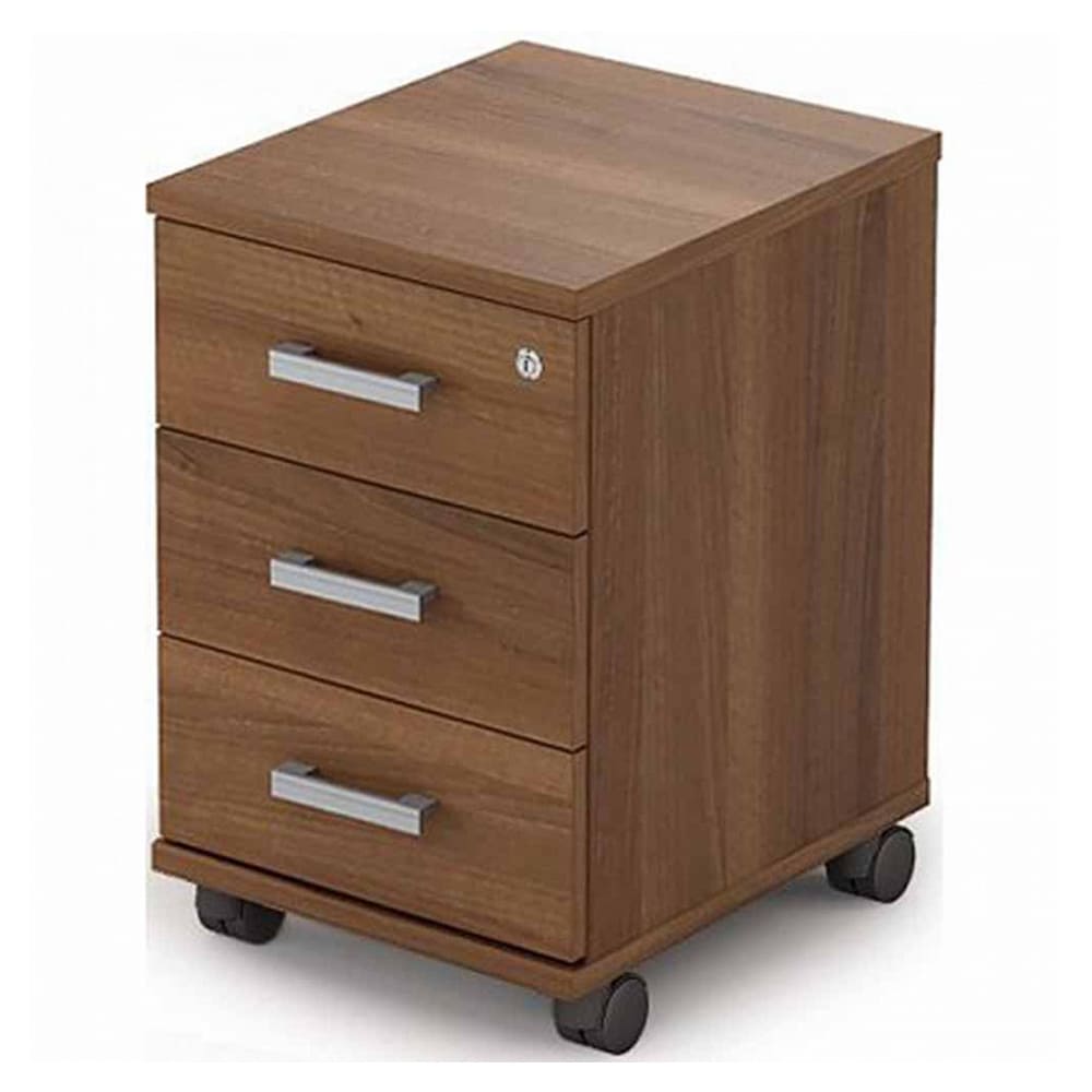 Тумба подкатная 3 ящ. с замком 394x454x586