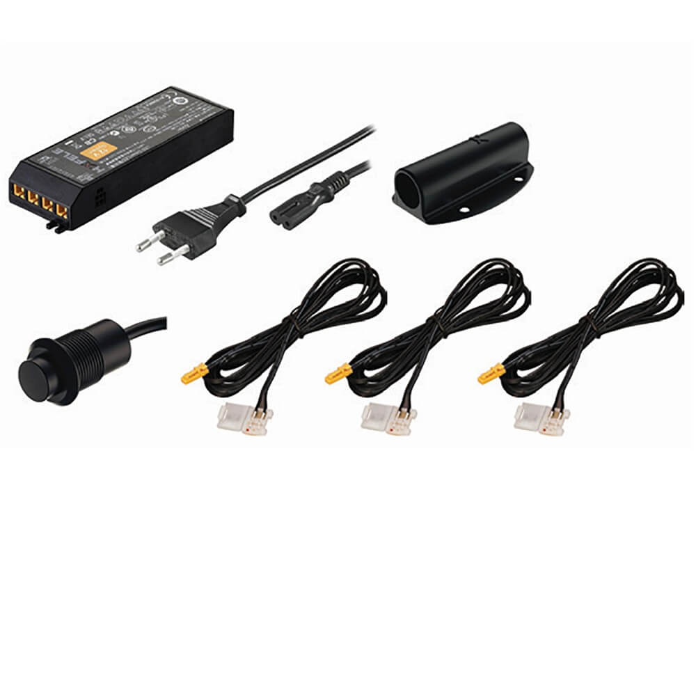 Блок управления для трёх фартуков с подсветкой