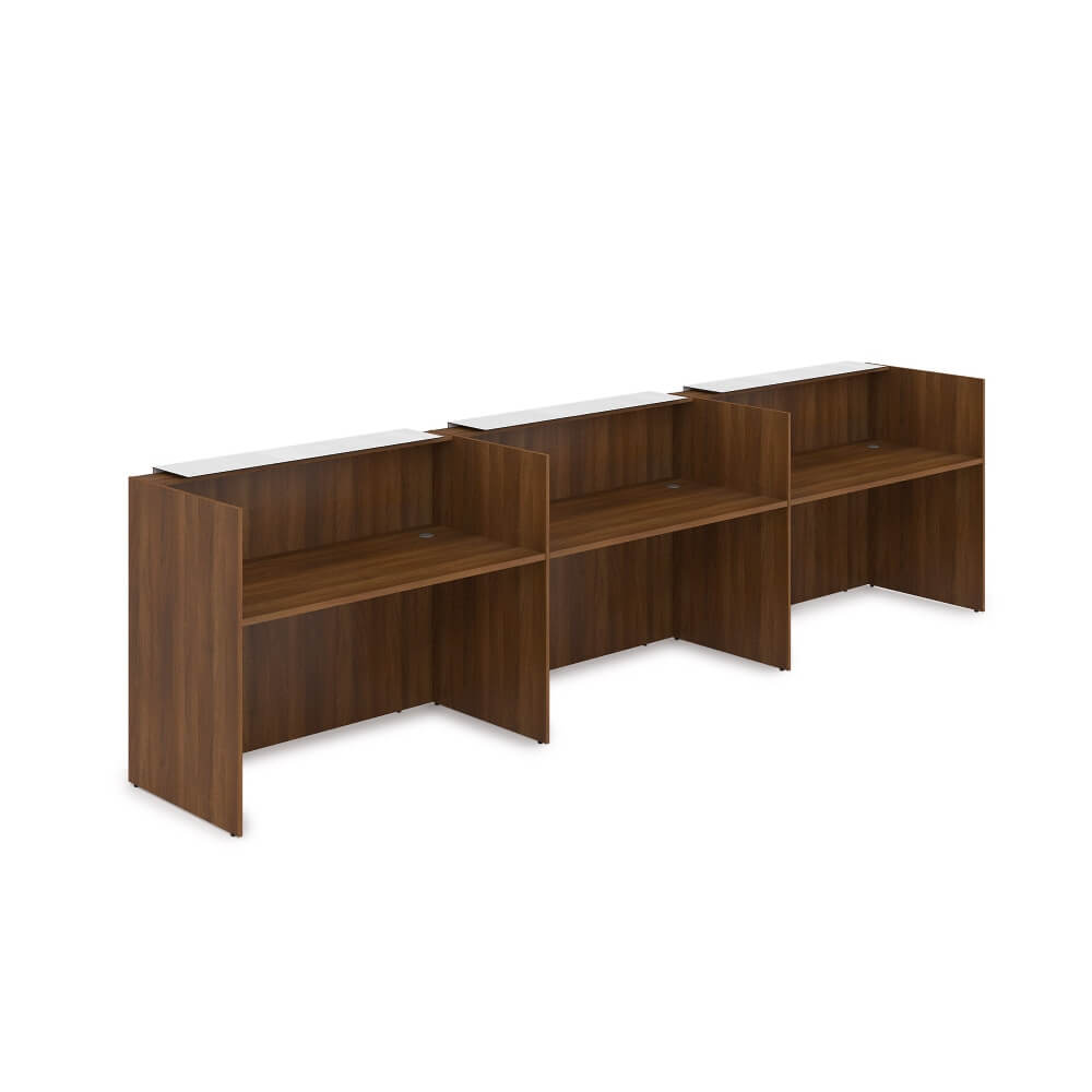 Ресепшен комплект № 3 (б/подсветки) 4264x750x1149