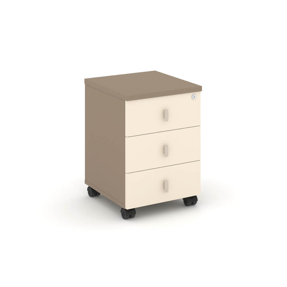 Тумба мобильная 3 ящ. 432x460x611