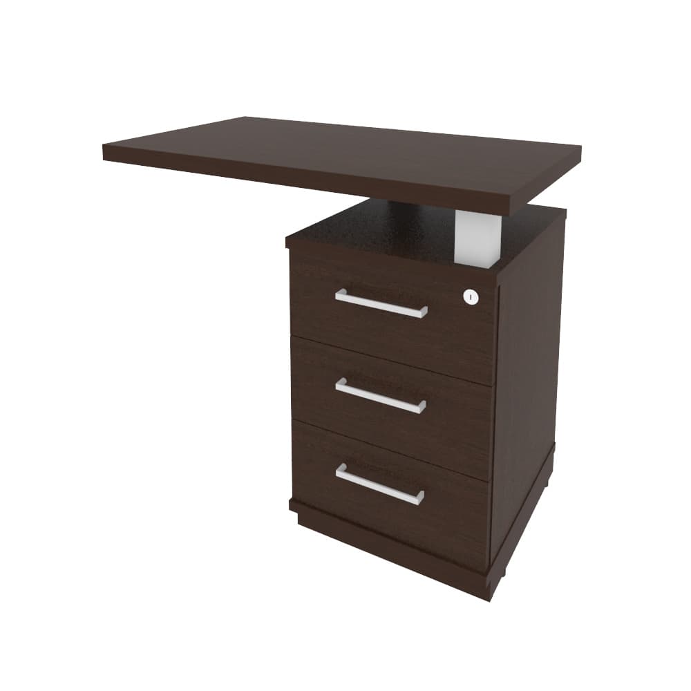 Тумба приставная для прямого стола (правая) 900x500x765