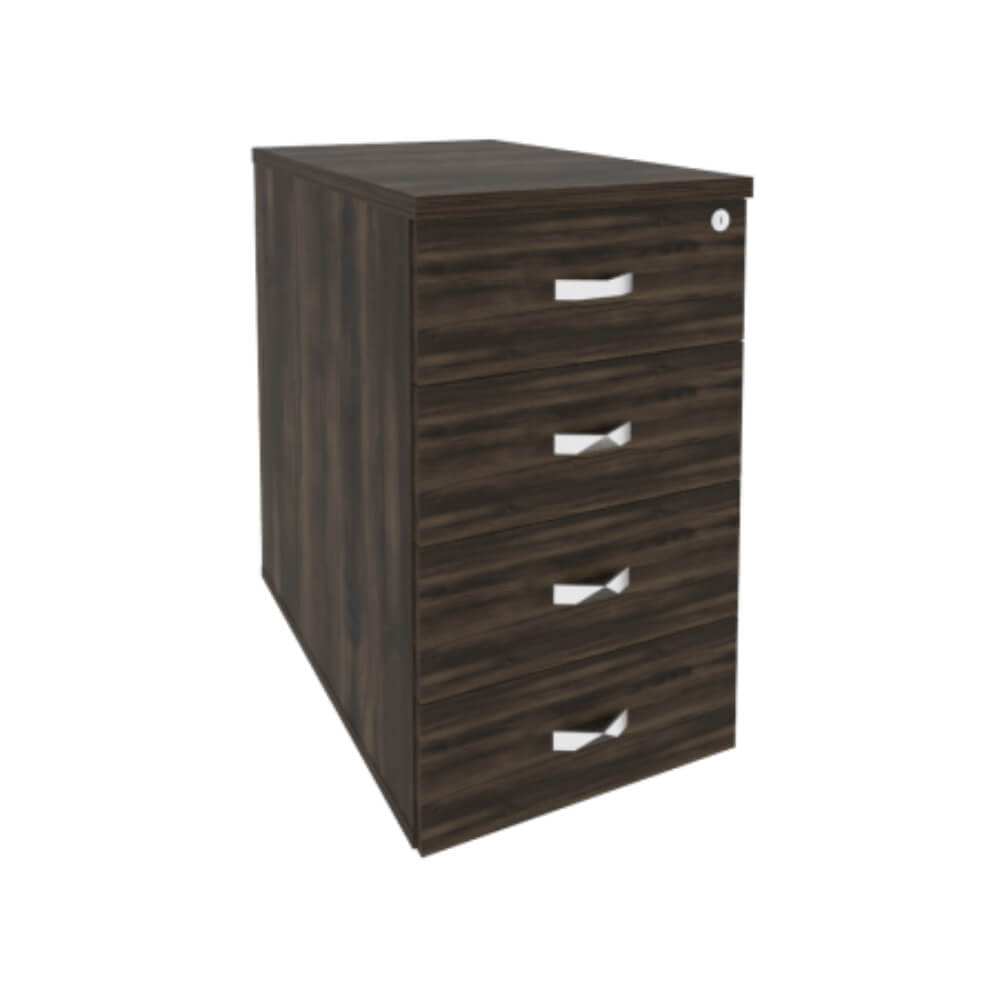 Тумба приставная/опорная 4 ящ. 432x720x750