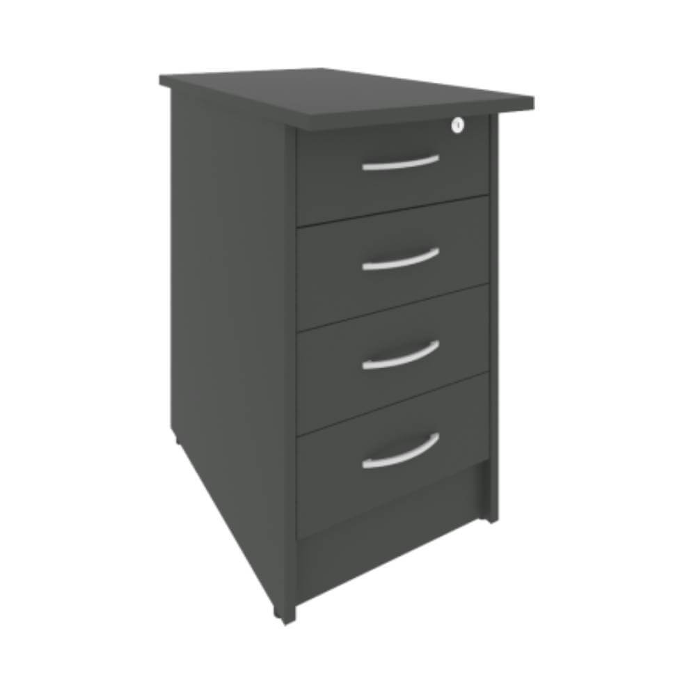 Тумба приставная 4 ящ. 412x720x750 