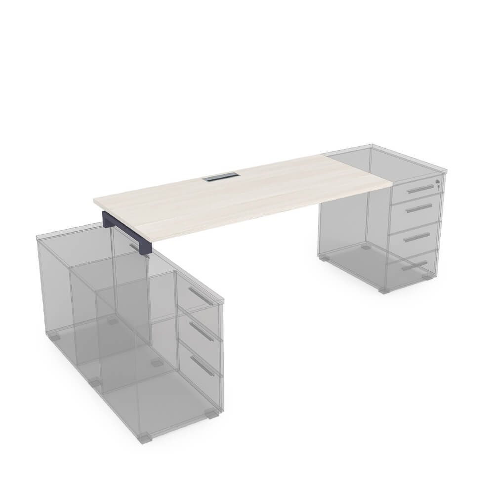 Стол рабочий 1600x700x750 (крепление к тумбе)