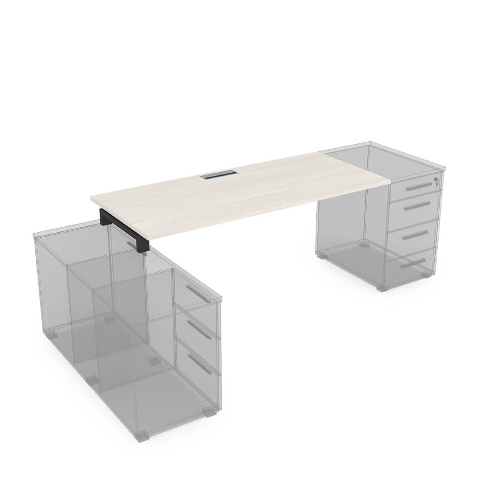 Стол рабочий 1600x700x750 (крепление к тумбе)