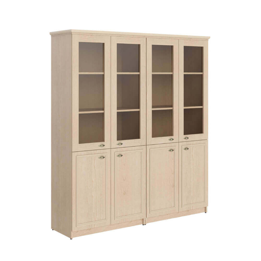 Шкаф высокий 2-х секционный комбинированный 1808x466x2023