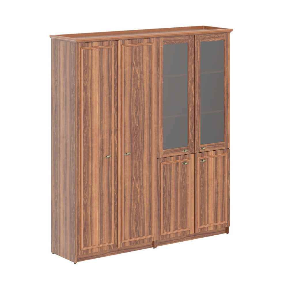 Шкаф комбинированный 2-х секционный с гардеробом 1808x466x2023