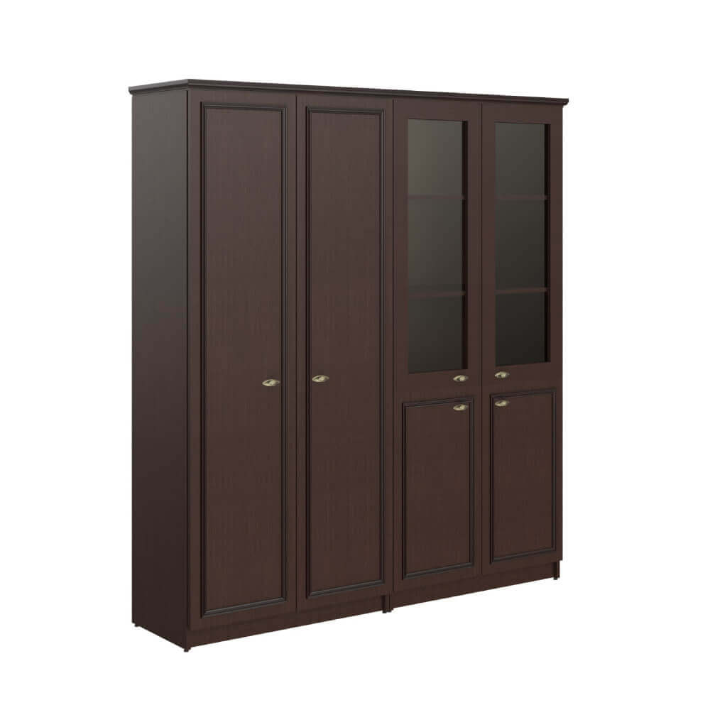 Шкаф комбинированный 2-х секционный с гардеробом 1808x466x2023