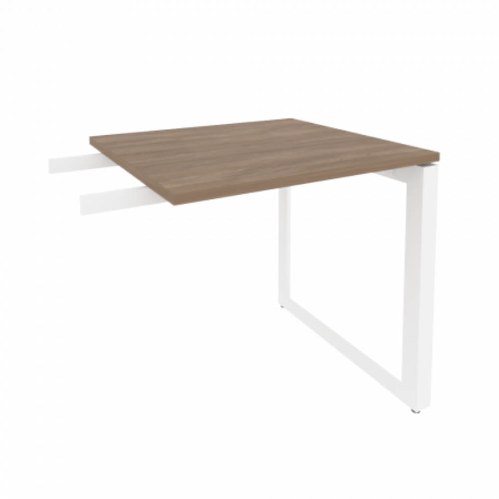 Брифинг-приставка на О-обр. м/к белый 780x720x750