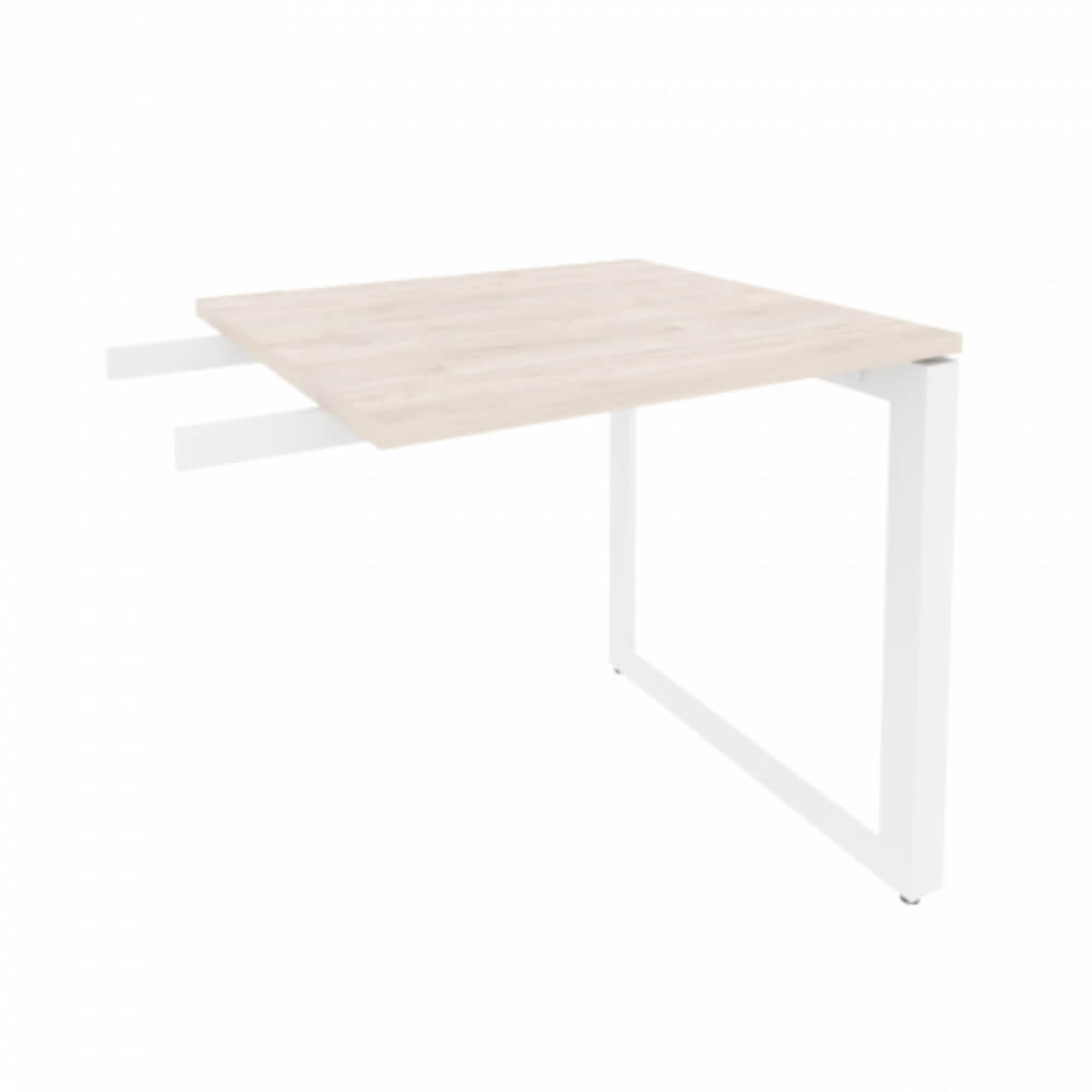 Брифинг-приставка на О-обр. м/к белый 780x720x750