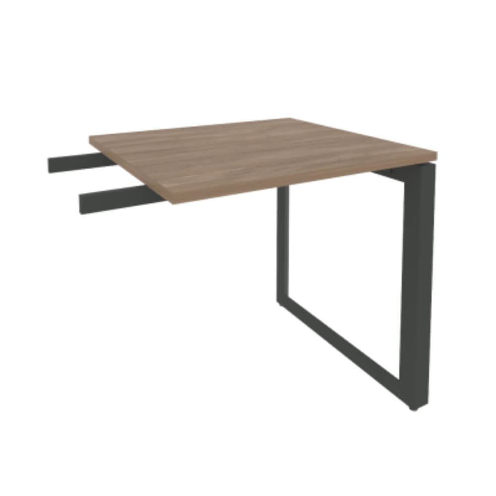 Брифинг-приставка на О-обр. м/к антрацит 780x720x750