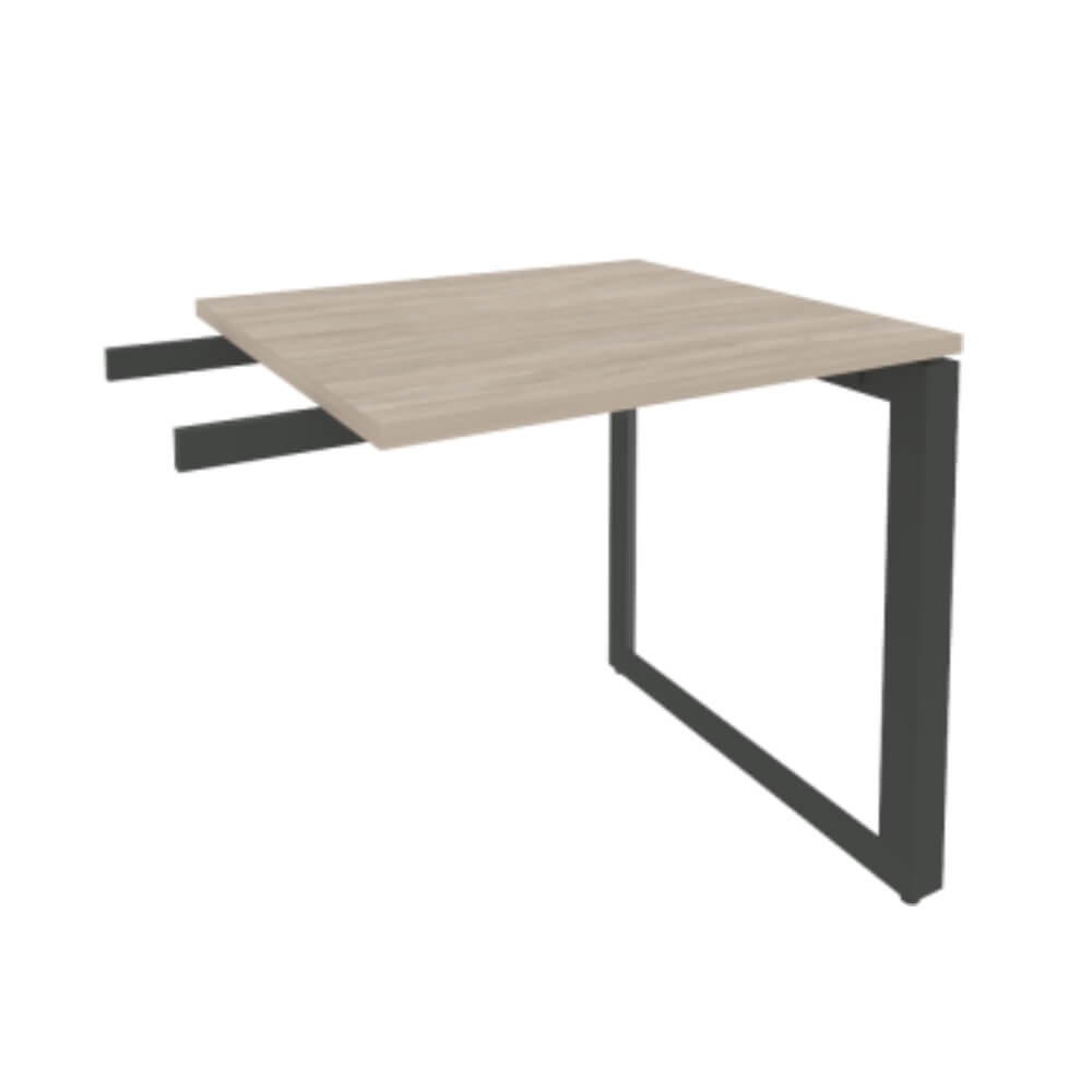 Брифинг-приставка на О-обр. м/к антрацит 780x720x750