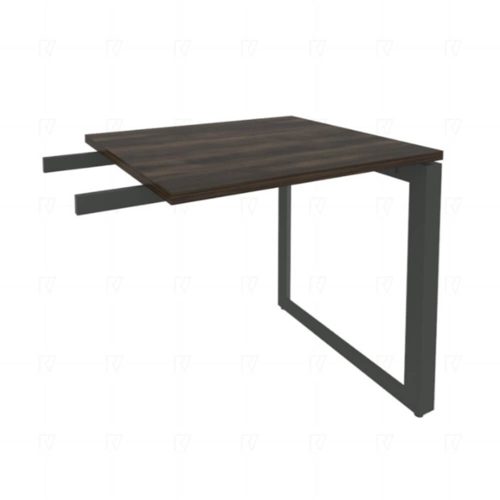 Брифинг-приставка на О-обр. м/к антрацит 780x720x750