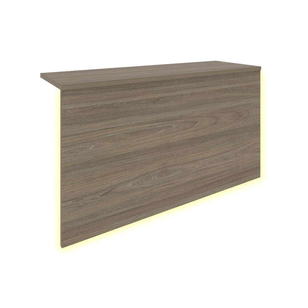 Накладка с подсветкой для прямой стойки ресепшн 960x321x536