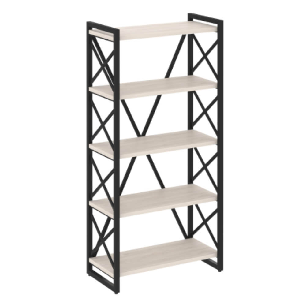 Стеллаж широкий 5 ур.на регулируемых опорах 800x400x1650