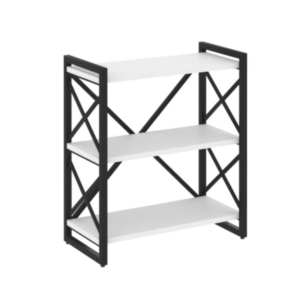 Стеллаж широкий 3 ур. на регулируемых опорах 800x400x910