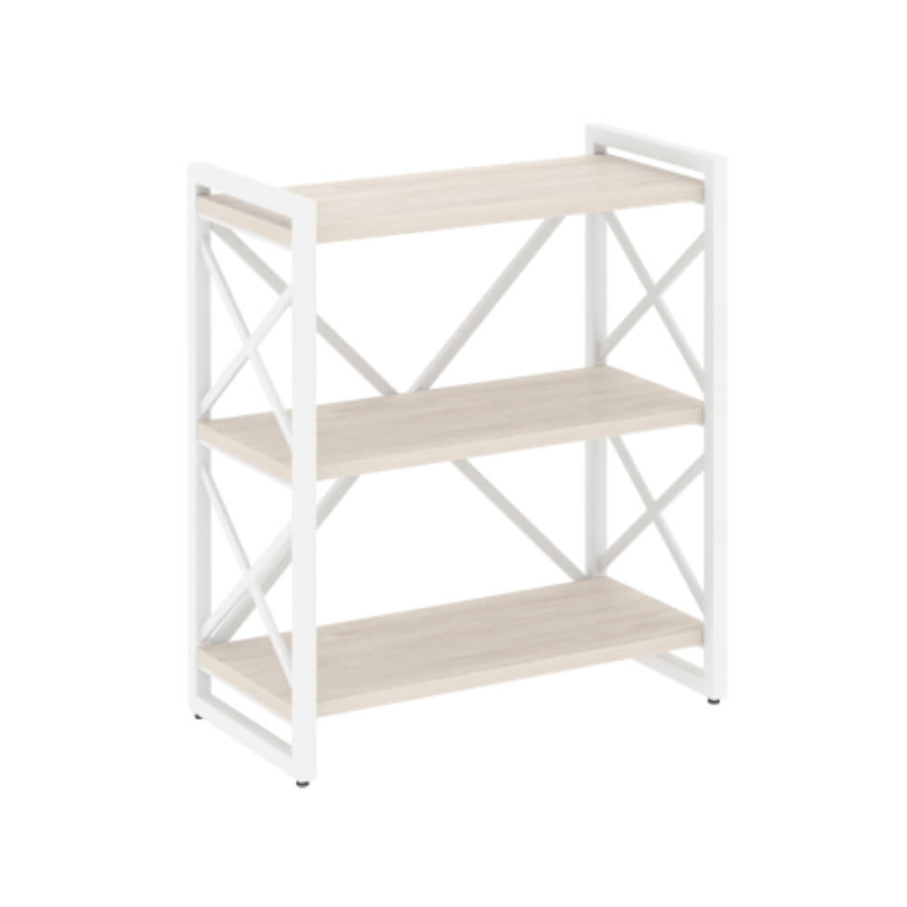 Стеллаж широкий 3 ур. на регулируемых опорах 800x400x910