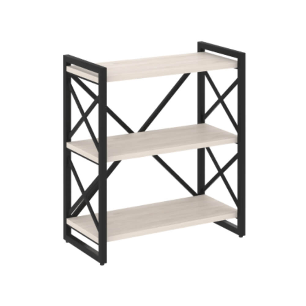 Стеллаж широкий 3 ур. на регулируемых опорах 800x400x910