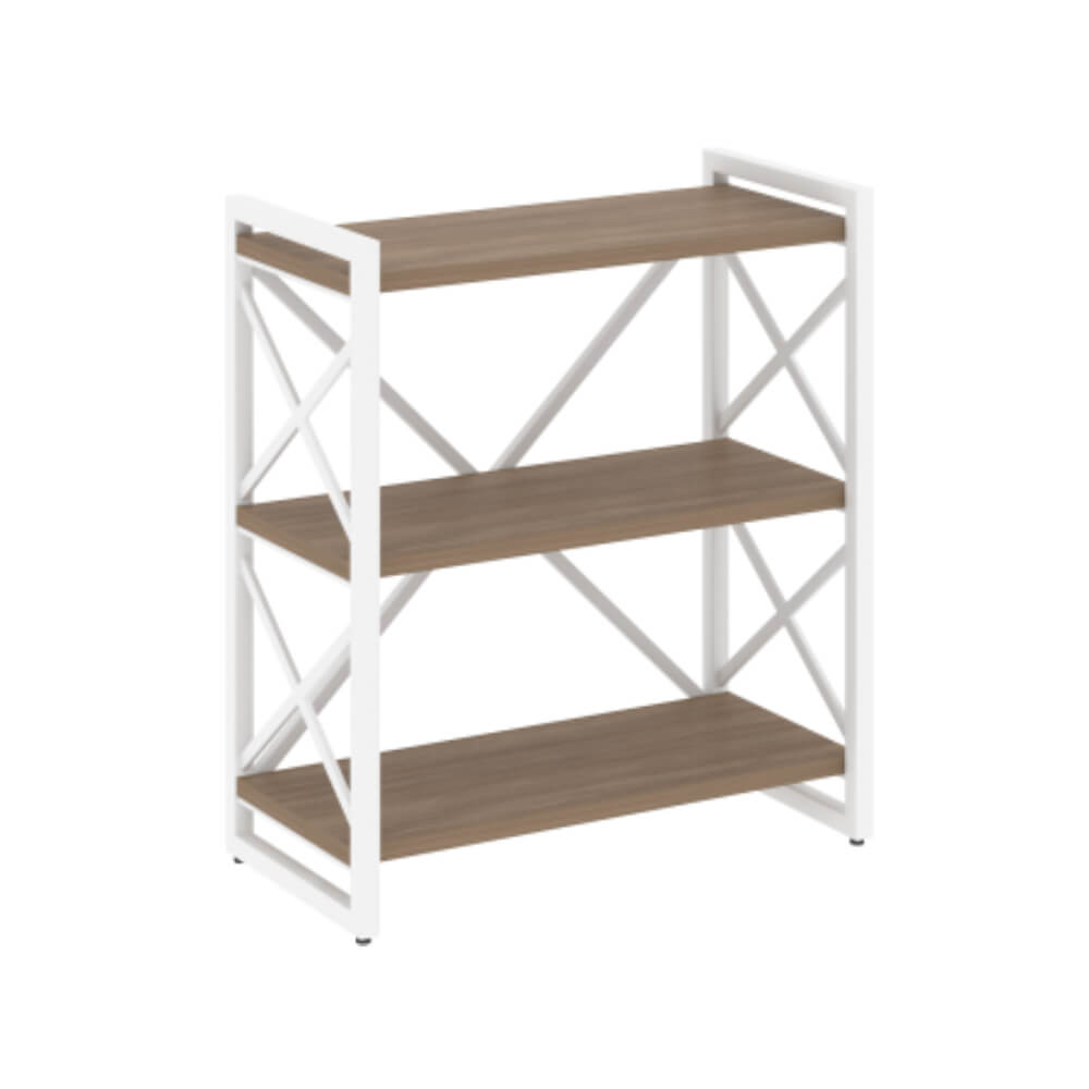 Стеллаж широкий 3 ур. на регулируемых опорах 800x400x910