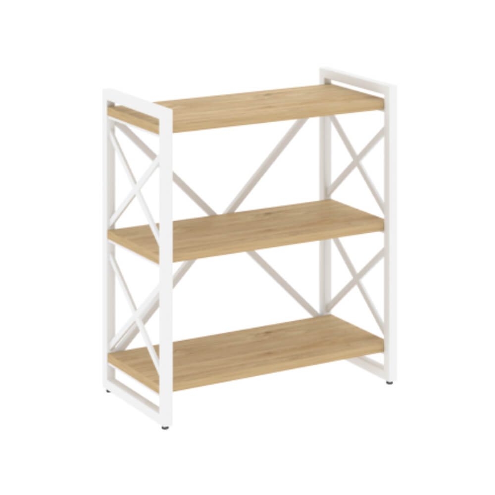 Стеллаж широкий 3 ур. на регулируемых опорах 800x400x910