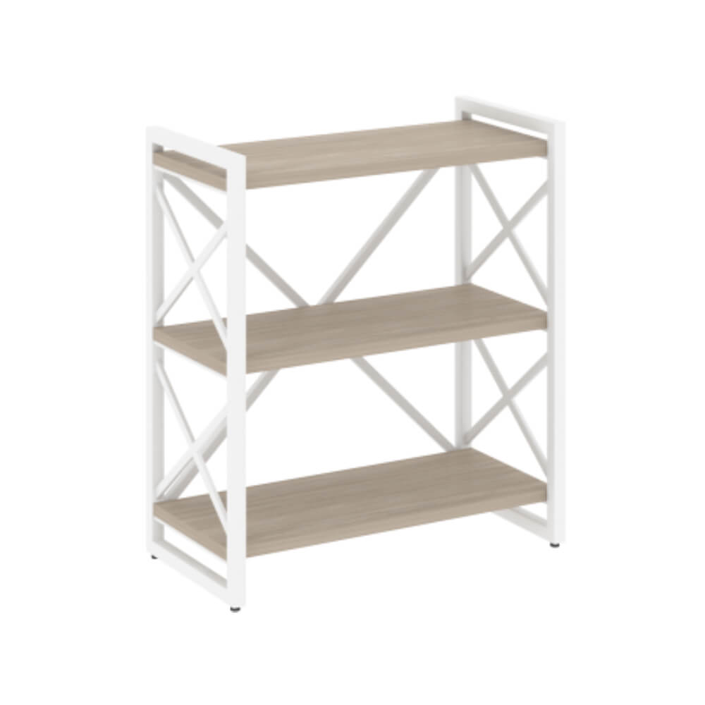 Стеллаж широкий 3 ур. на регулируемых опорах 800x400x910