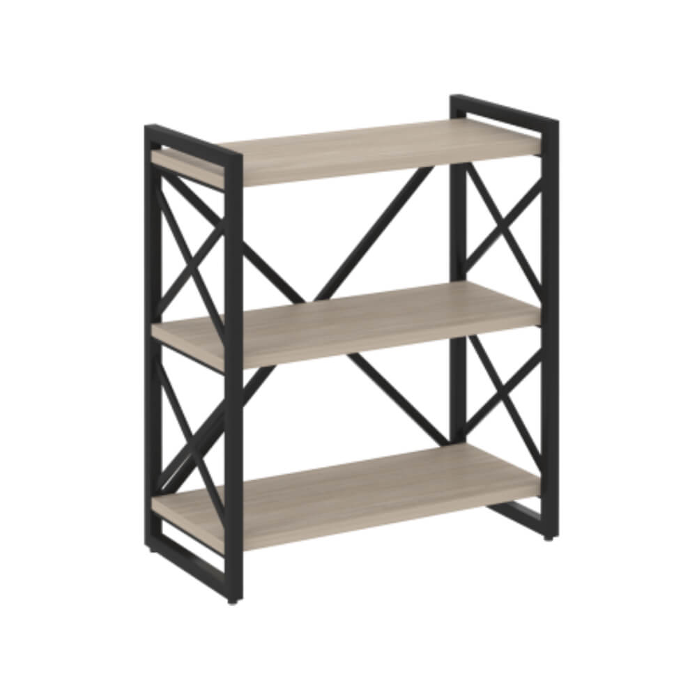 Стеллаж широкий 3 ур. на регулируемых опорах 800x400x910