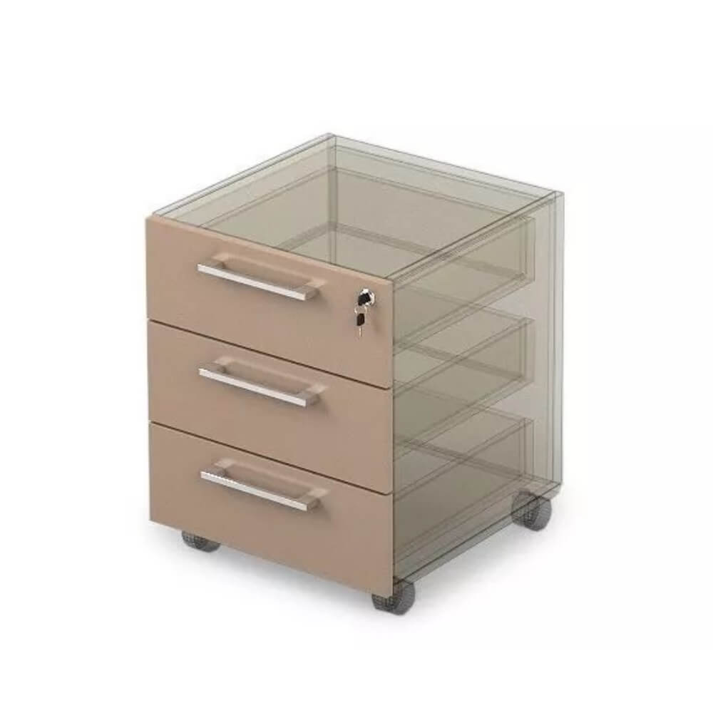 Ящики тумбы мобильной (с доводчиком) 446x416x488