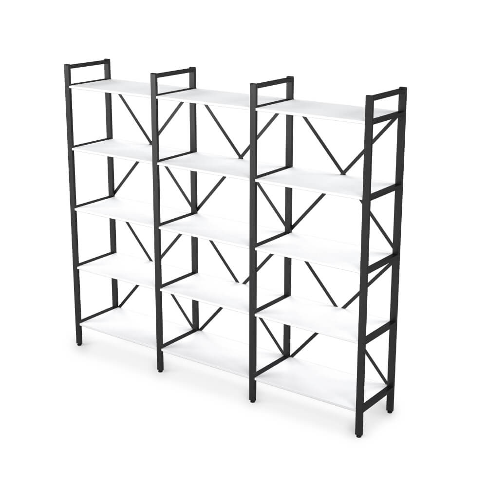 Стеллаж тройной 5 ур. 2320x400x2000