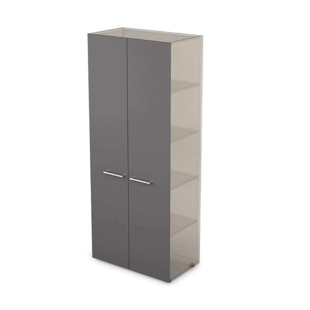 Двери ЛДСП высокие (комплект) (396x16x1916)x2