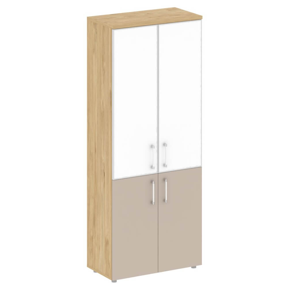 Шкаф комбинированный (стекло Lacobel) 800x420x1977