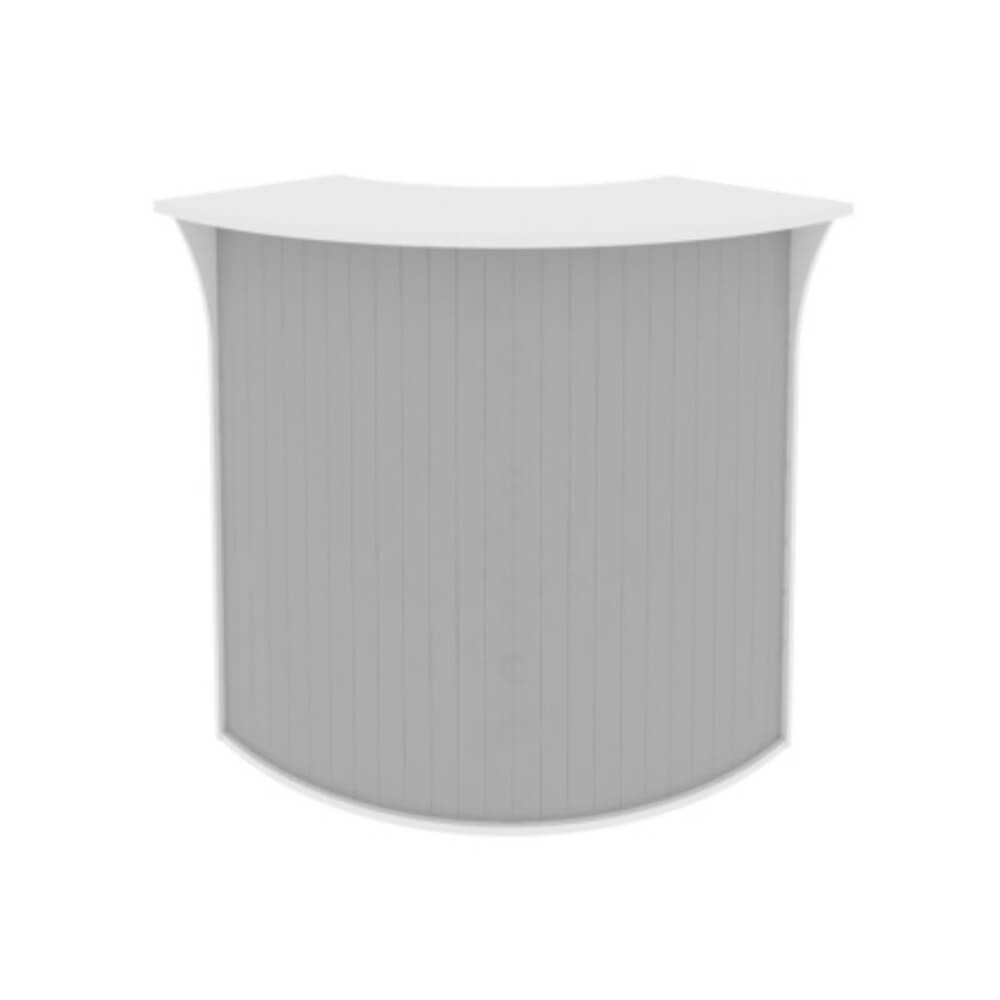 Стойка ресепшн угловая (радиусный элемент - ролета) 950x950x1150