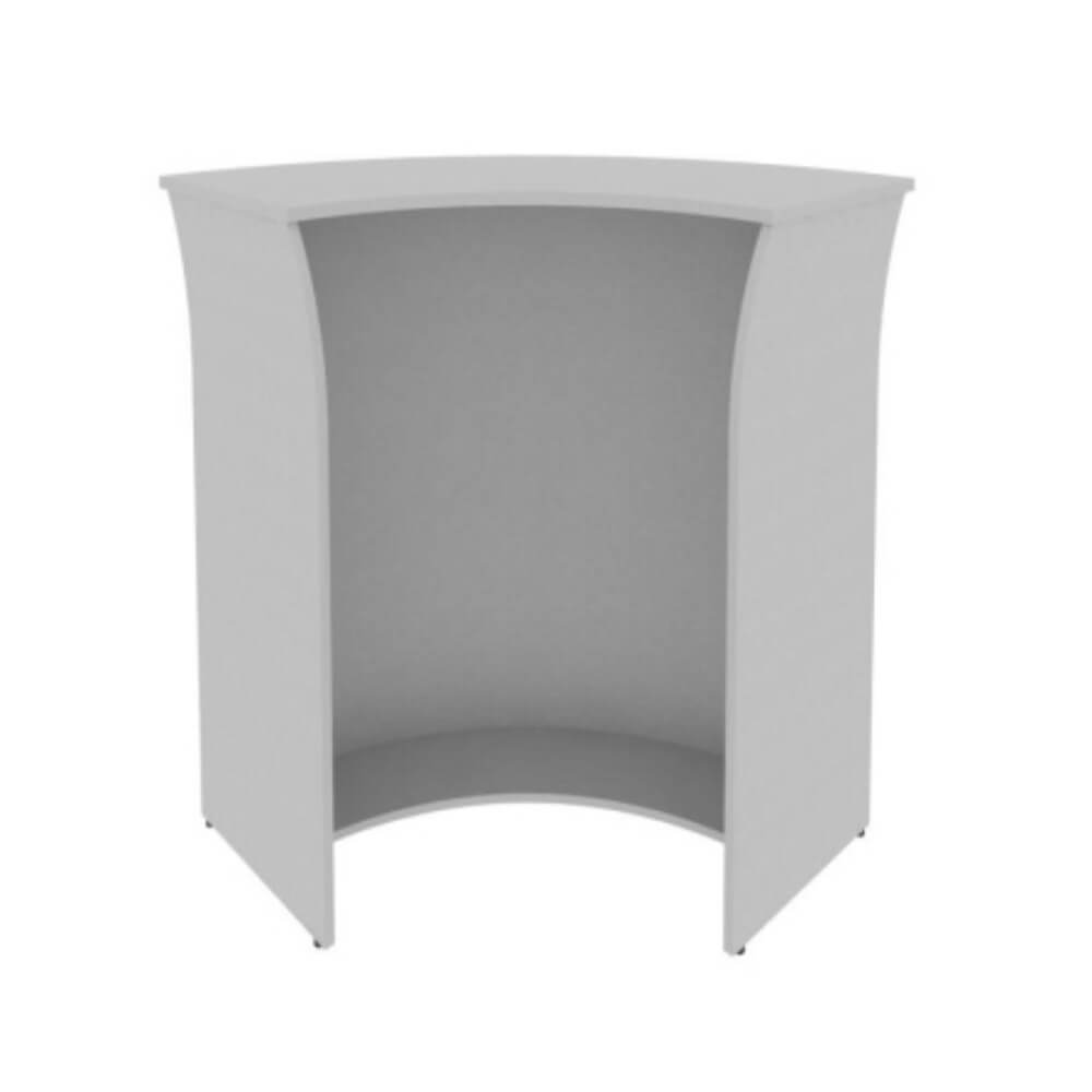 Стойка ресепшн угловая (радиусный элемент) ХДФ 950x950x1150