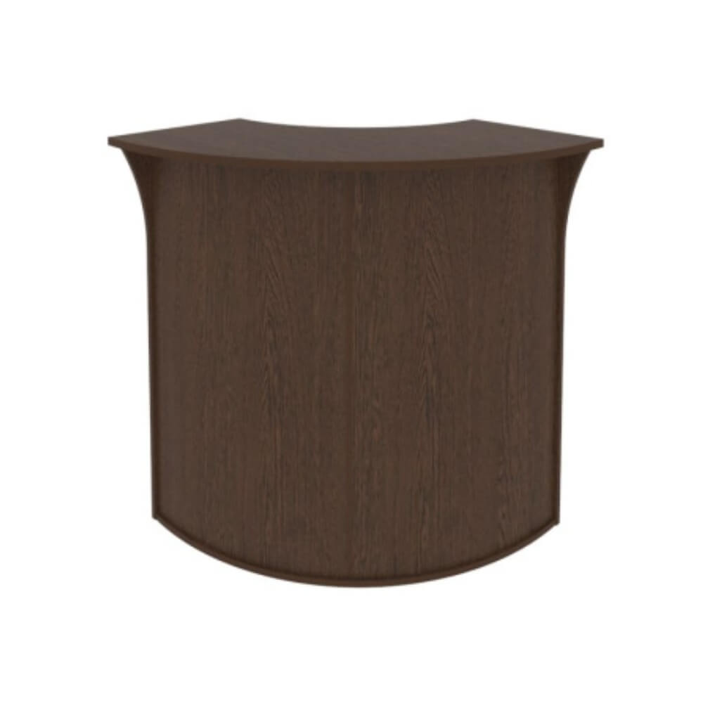 Стойка ресепшн угловая (радиусный элемент) ХДФ 950x950x1150