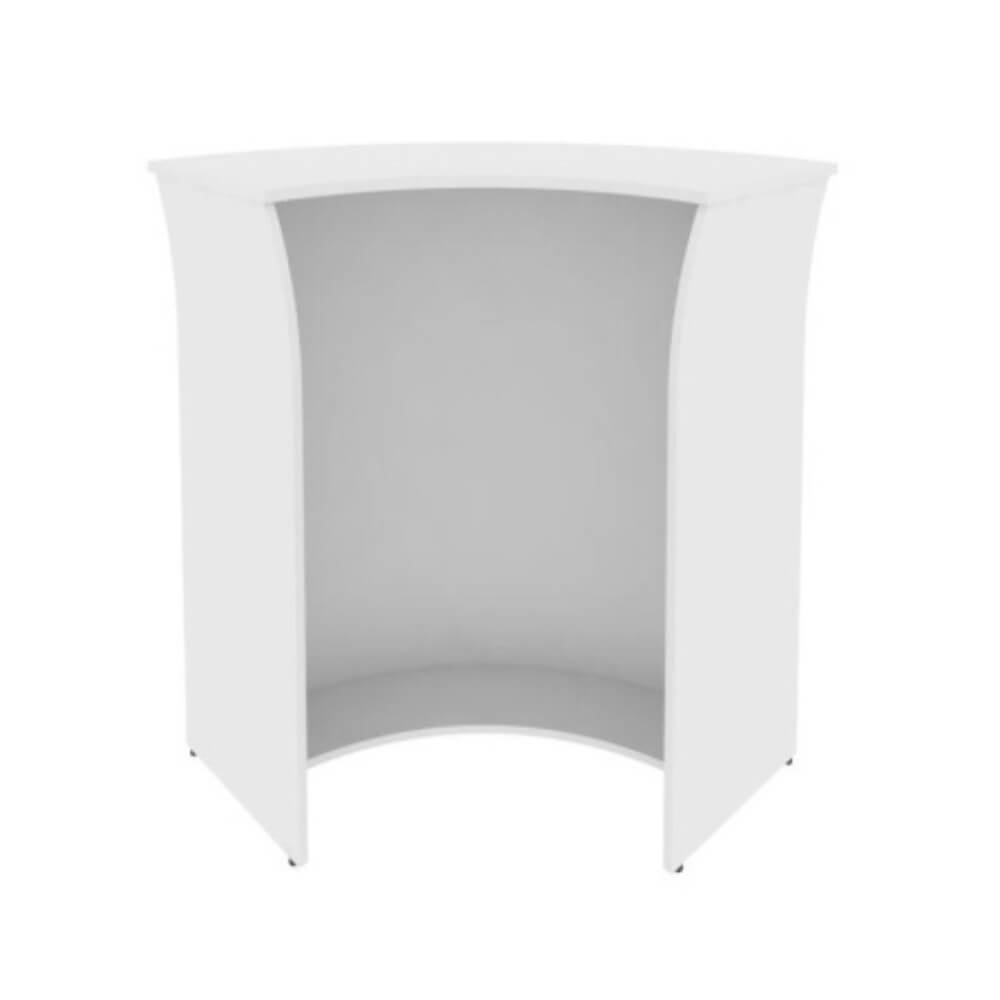 Стойка ресепшн угловая (радиусный элемент) ХДФ 950x950x1150