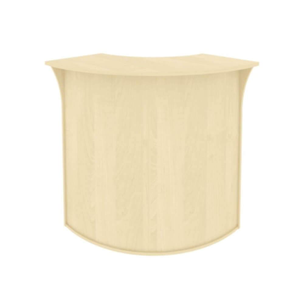 Стойка ресепшн угловая (радиусный элемент) ХДФ 950x950x1150