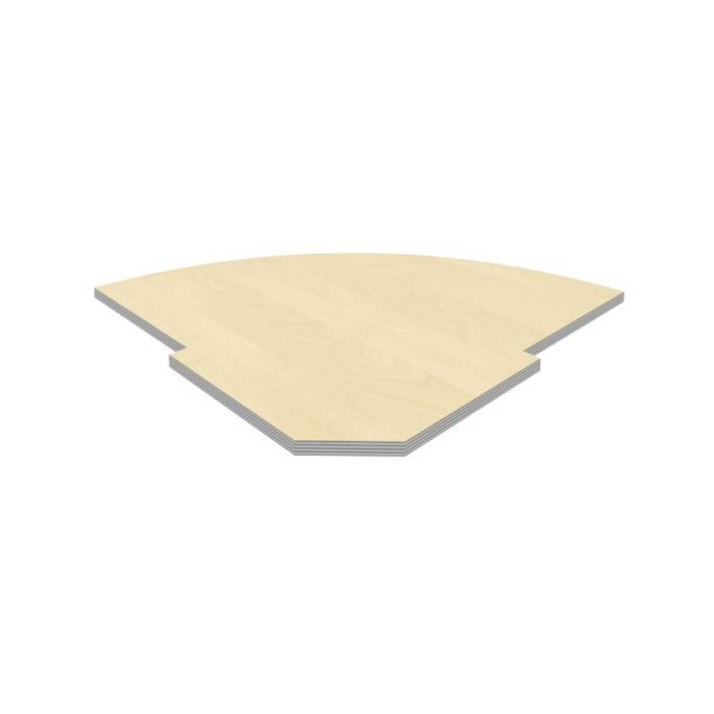 Полка для стойки угловой 815x815x22