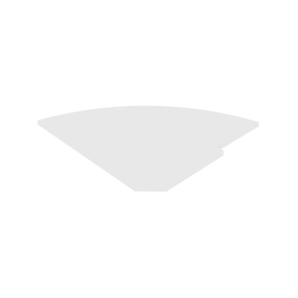 Полка для стойки угловой (завершающий элемент) 815x815x22