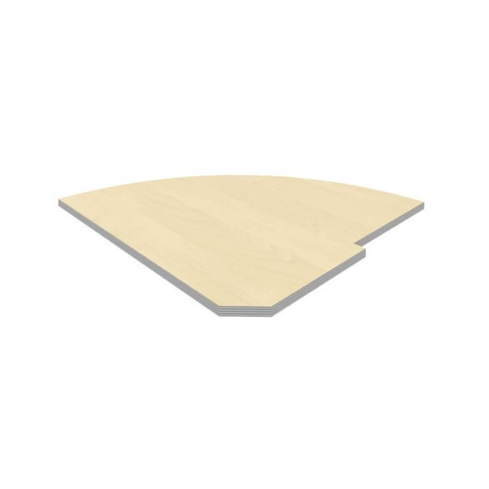 Полка для стойки угловой (завершающий элемент) 815x815x22