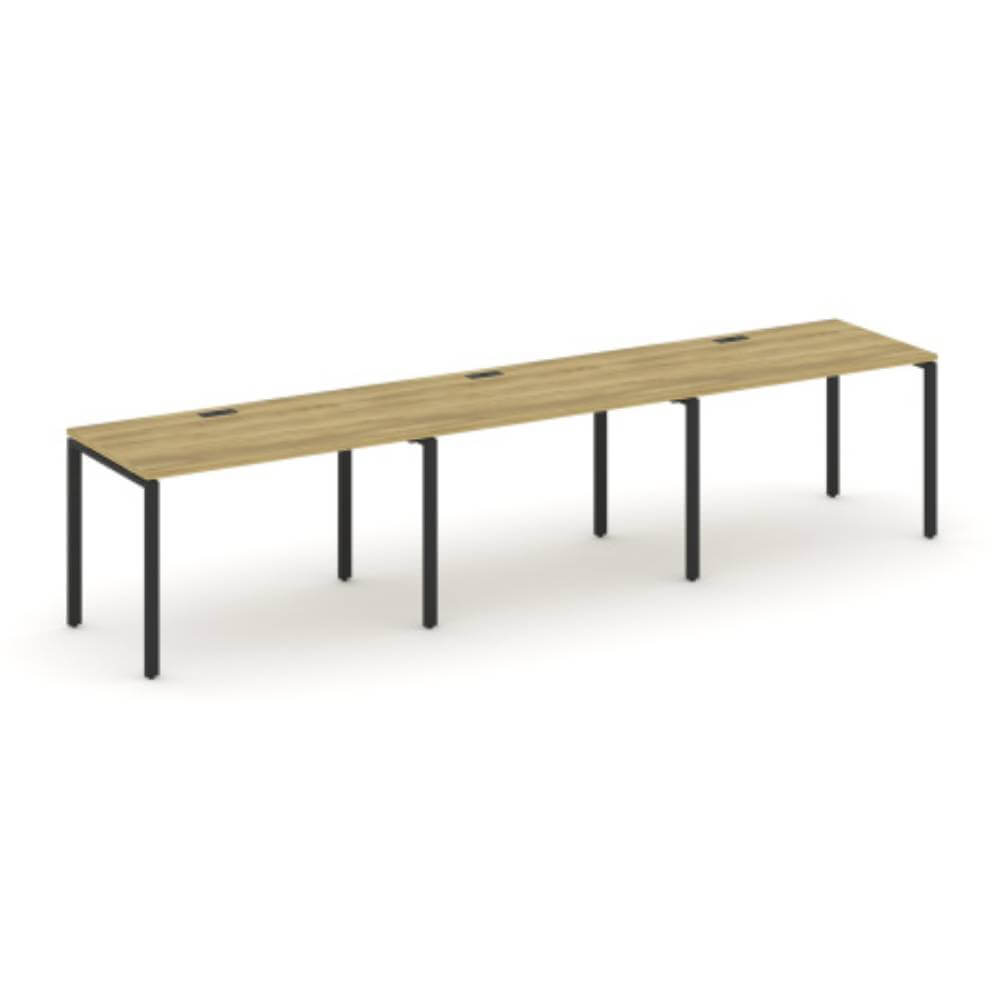 Бенч линейный на 3 рабочих места 3540x720x750