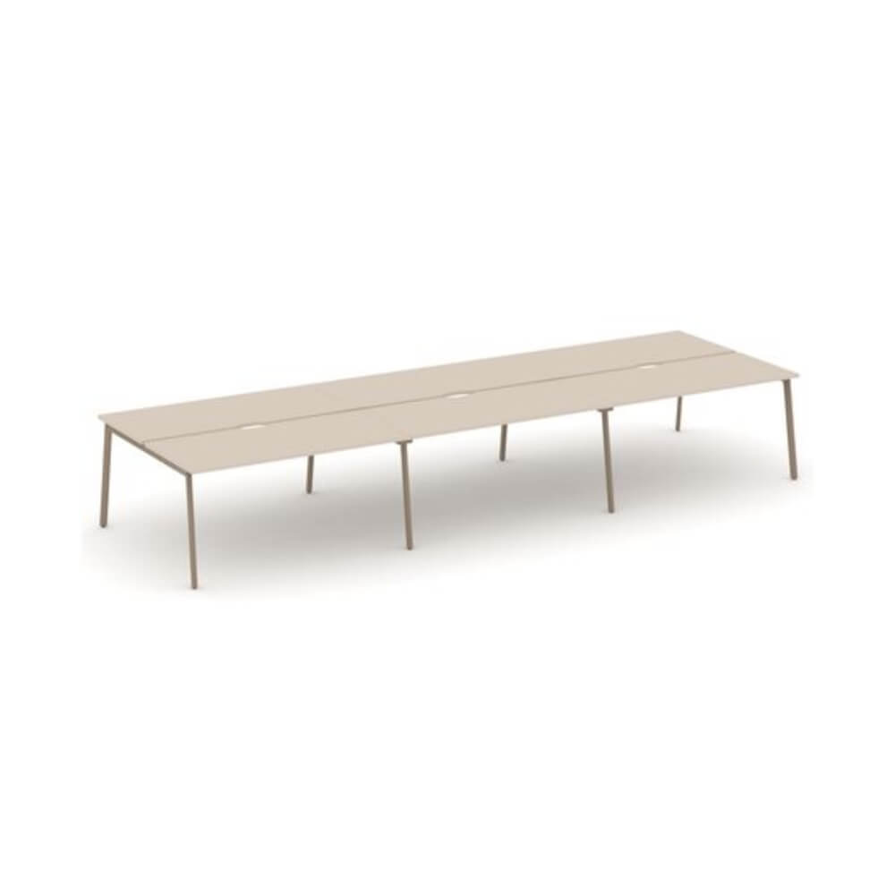 Бенч-система на 6 рабочих мест 4740x1500x750