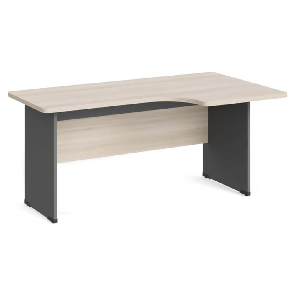 Стол угловой эргономичный на ЛДСП каркасе правый 1400x950x740