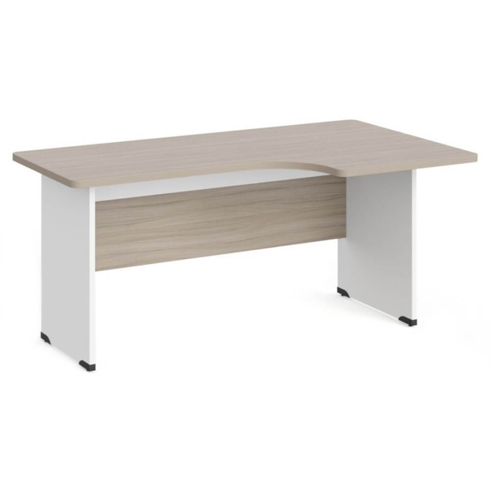 Стол угловой эргономичный на ЛДСП каркасе правый 1400x950x740