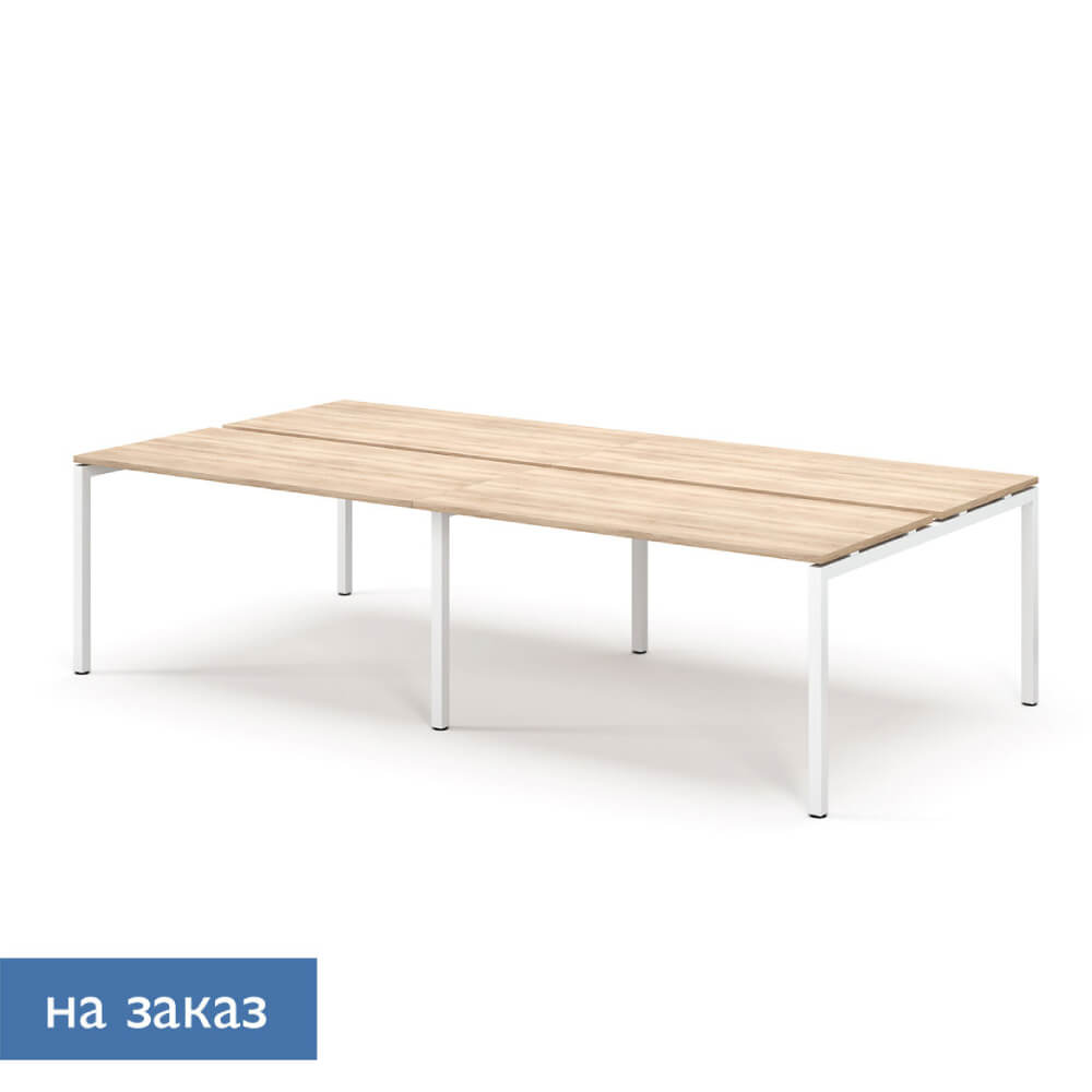 Бенч-система на 4 рабочих места 2360x1390x750